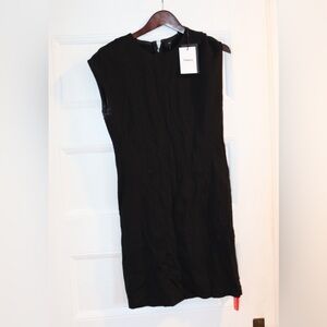 Theory Classic Black Cap Sleeve Dress